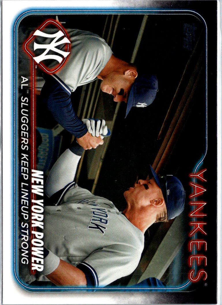 2024 Topps #315 New York Power: AL Sluggers Keep Lineup Strong A1