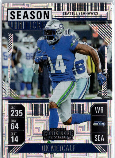 2024 Panini Contenders #91 DK Metcalf Game Ticket Bronze A2