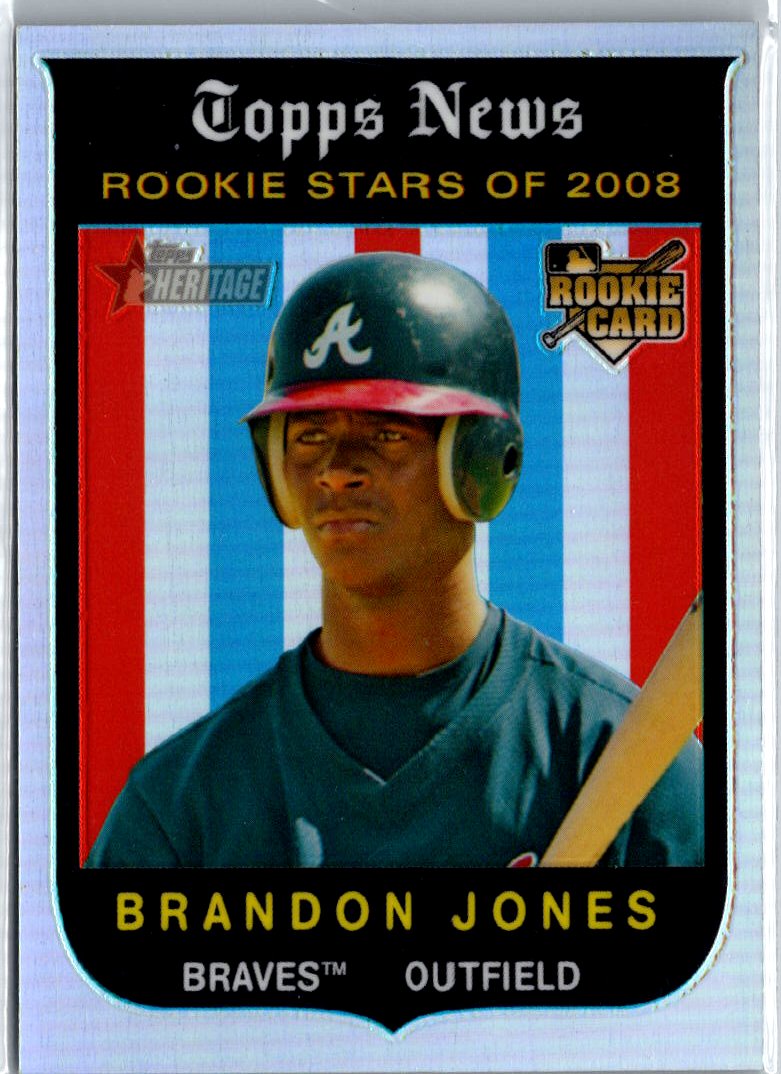 2008 Topps Chrome #C111 Brandon Jones  Chrome Refractors #/559 A3
