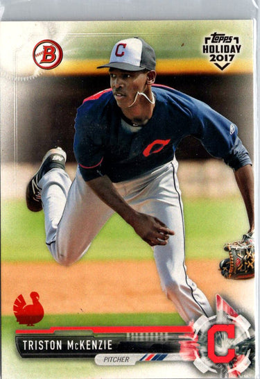 2017 Topps Holiday Bowman #TH-TM Triston McKenzie /35 A3