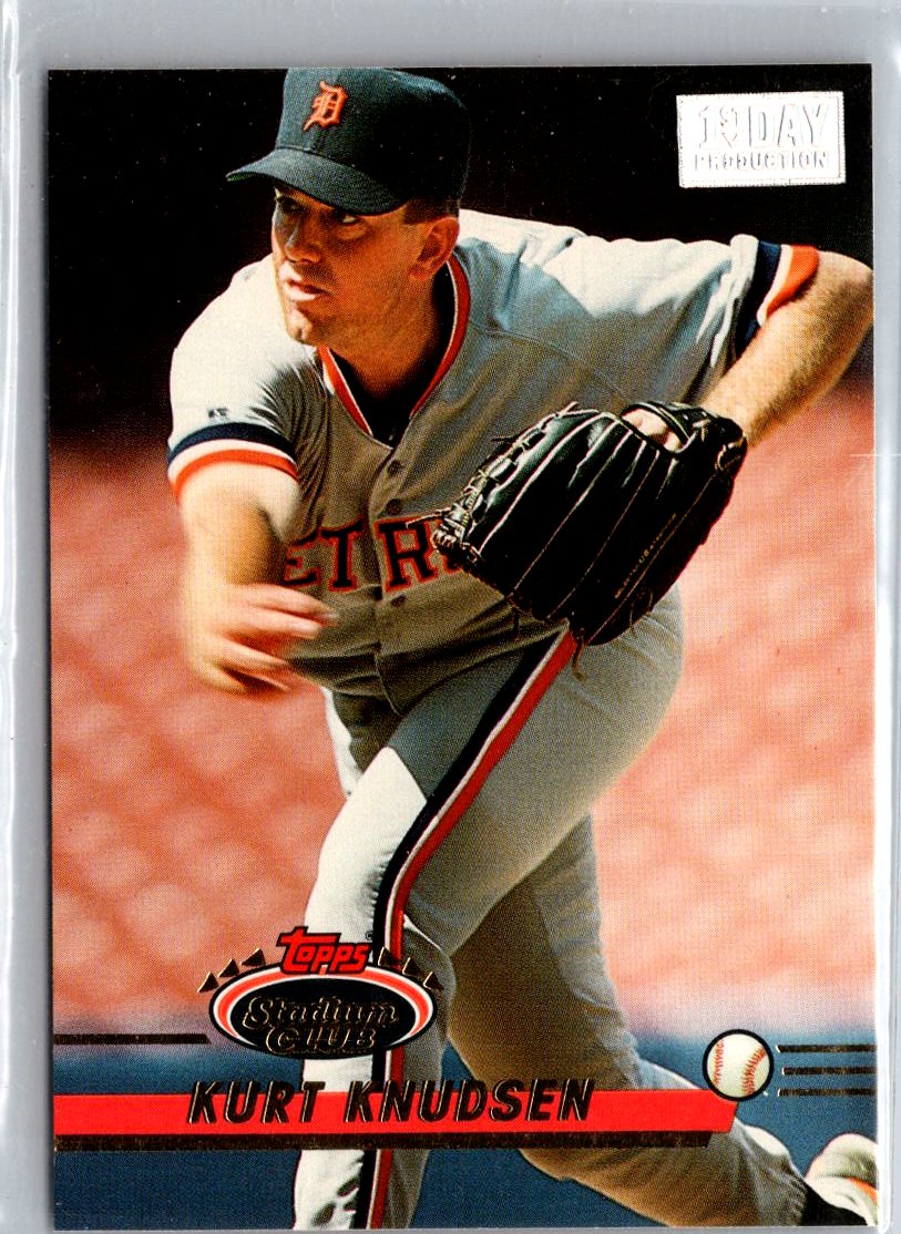 1993 Stadium Club #65 Kurt Knudsen First Day Production A3