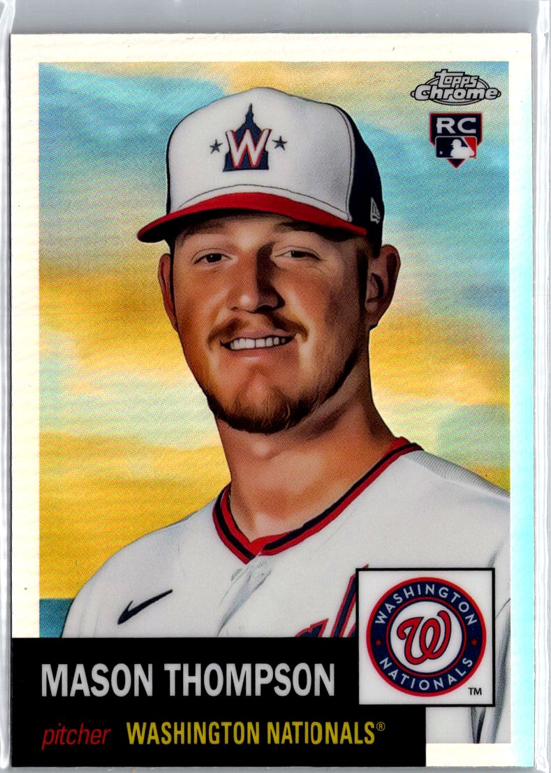 2022 Topps Chrome Platinum Anniversary #295 Mason Thompson Refractor A3