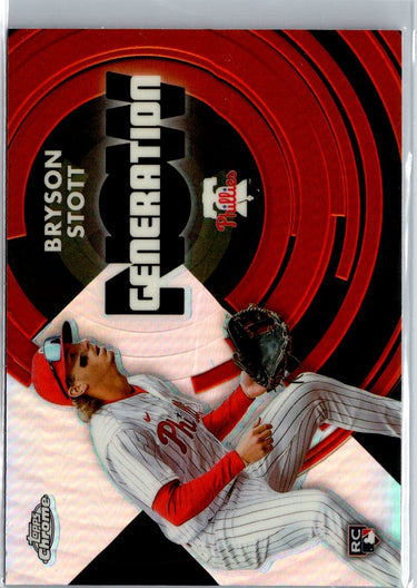 2022 Topps Chrome Update #GNC-19 Bryson Stott Generation Now Chrome A3