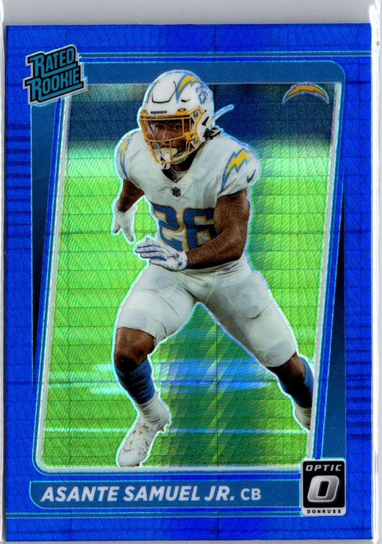 2021 Donruss Optic #272 Asante Samuel Jr. Blue Hyper A4