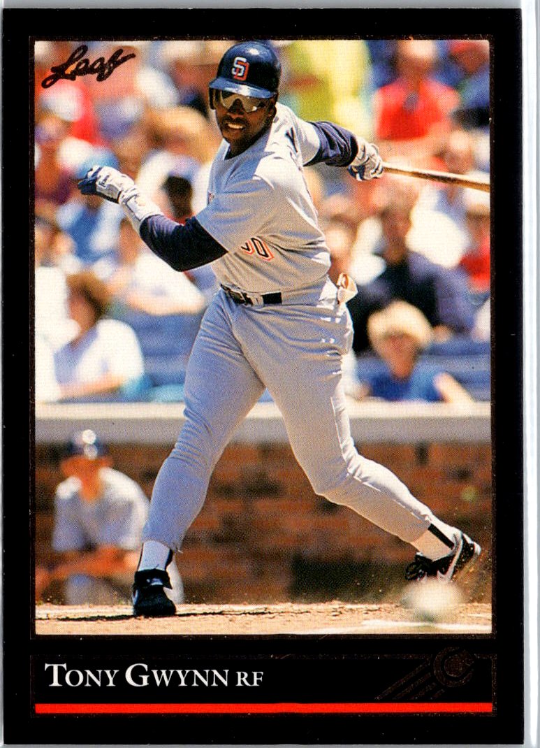 1992 Leaf #206 Tony Gwynn Black Gold A4