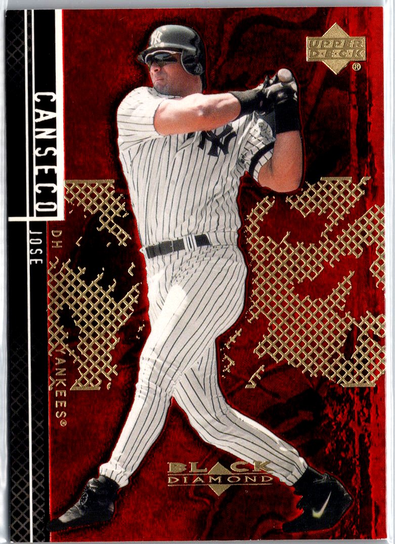 2000 Upper Deck Black Diamond Rookie Edition #42 Jose Canseco A4
