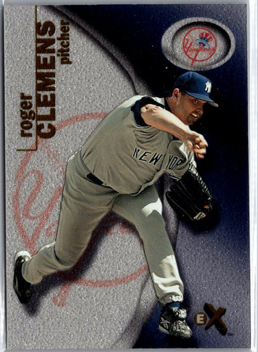 2001 Fleer E-X #21 Roger Clemens A4