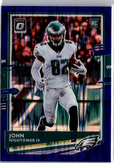 2020 Donruss Optic #128 John Hightower IV Purple Shock A4