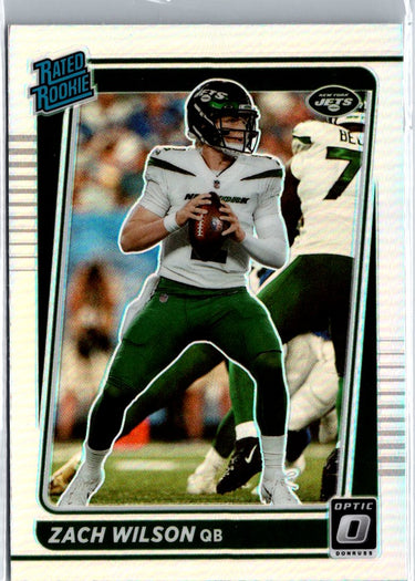 2021 Donruss Optic #202 Zach Wilson Holo A4