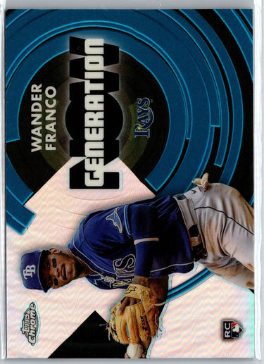 2022 Topps Chrome Update #GNC-4 Wander Franco Generation Now Chrome A5