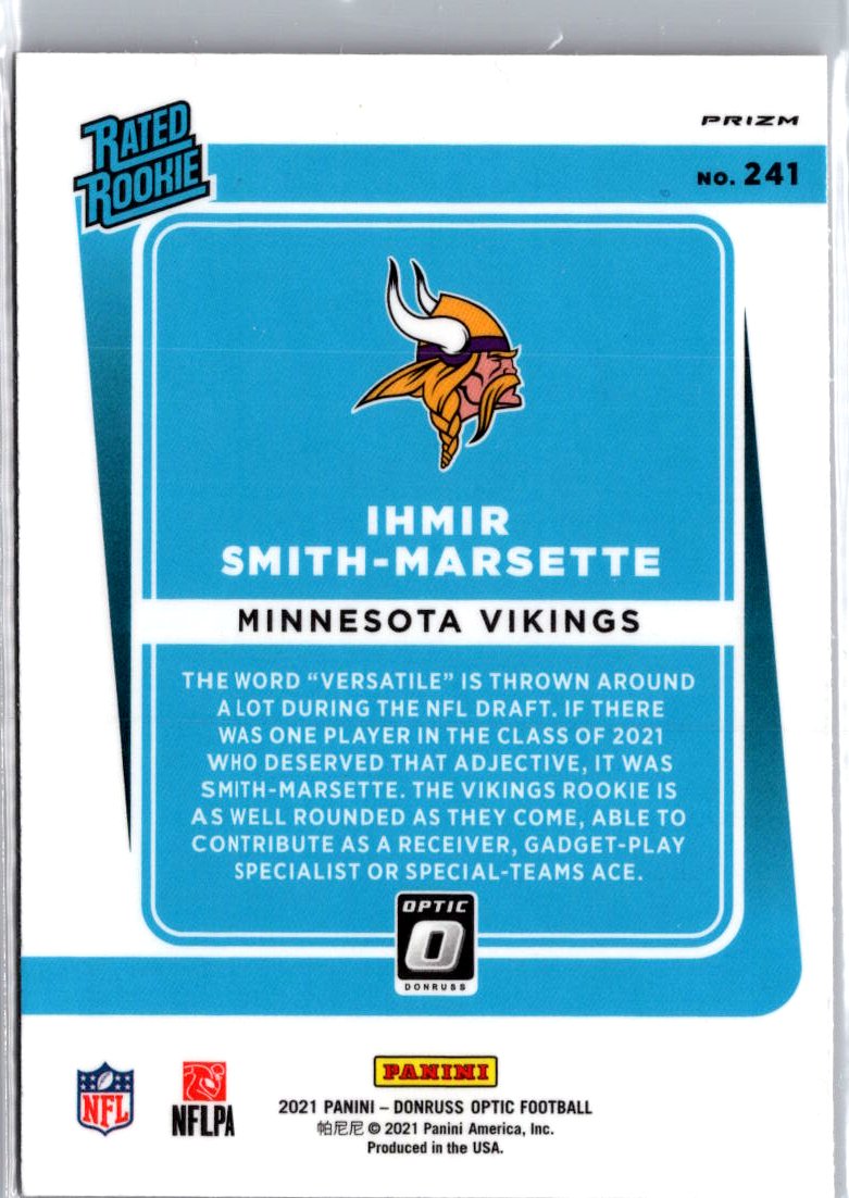 2021 Donruss Optic #241 Ihmir Smith-Marsette Red Hyper A4
