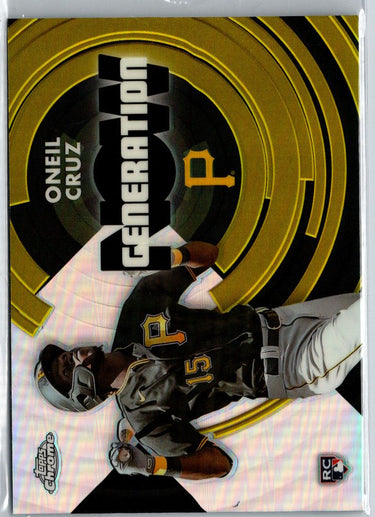 2022 Topps Chrome Update #GNC-13 Oneil Cruz Generation Now Chrome A5