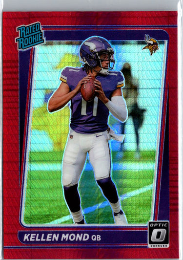 2021 Donruss Optic #221 Kellen Mond Red Hyper A4