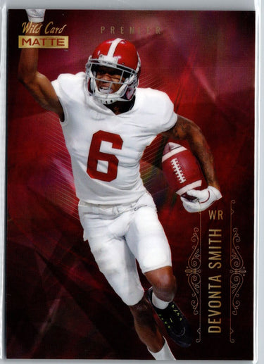 2021 Wild Card Matte #MBC-7 Devonta Smith Gold A5