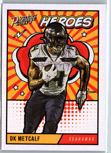 2021 Panini Prestige #HE-12 DK Metcalf Heroes A5