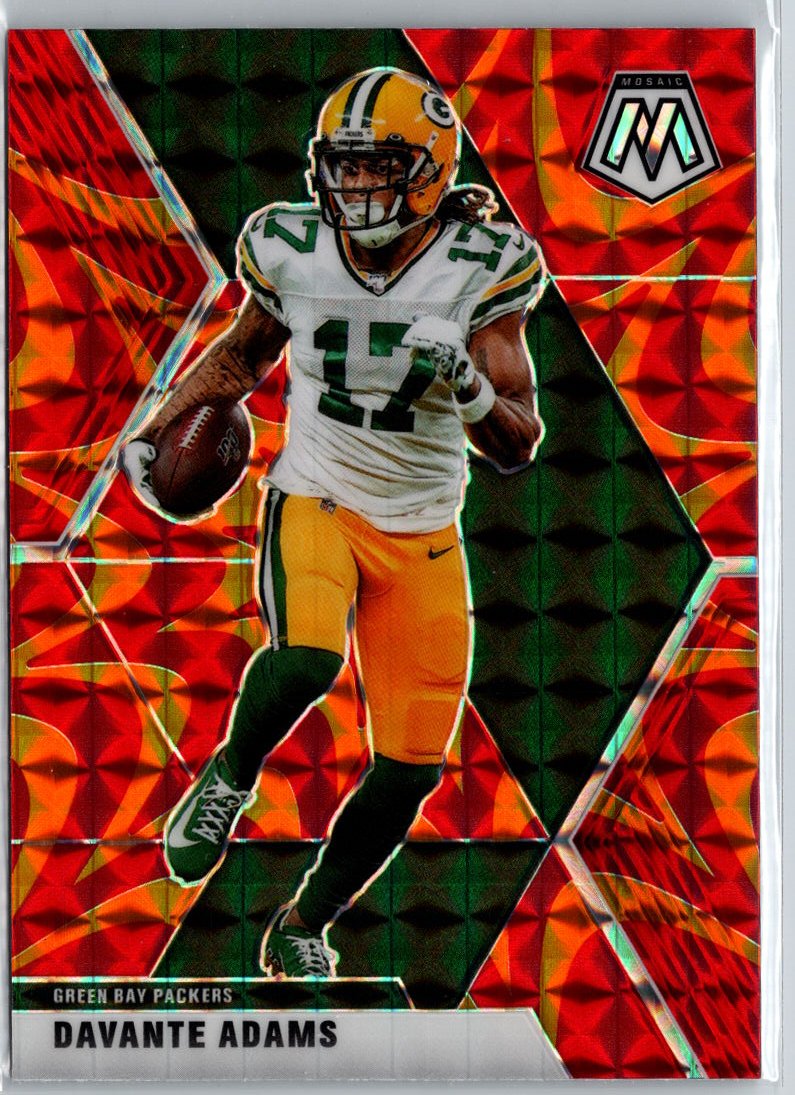 2020 Panini Mosaic #83 Davante Adams Prizm Reactive Orange A5