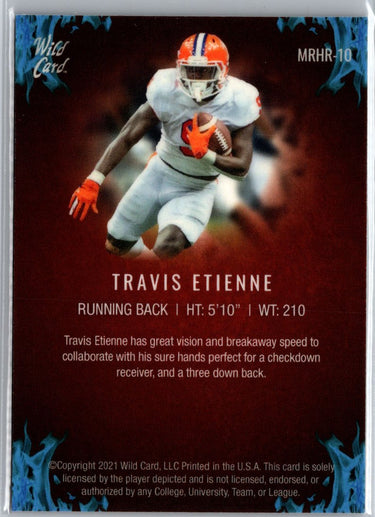 2021 Wild Card Matte #MBC-10 Travis Etienne Blue A5