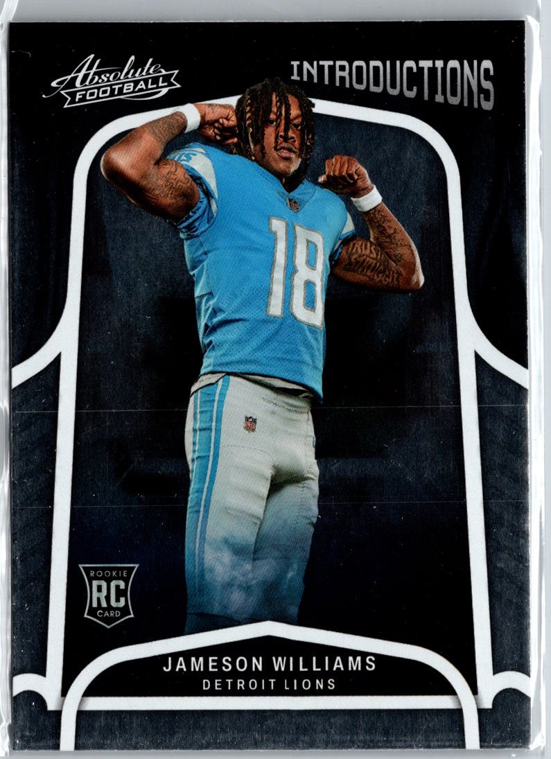 2022 Panini Absolute #INT-7 Jameson Williams Introductions A6