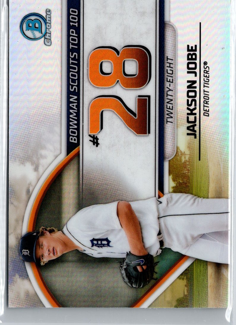 2023 Bowman #BTP-28 Jackson Jobe Bowman Scouts Top 100 A6