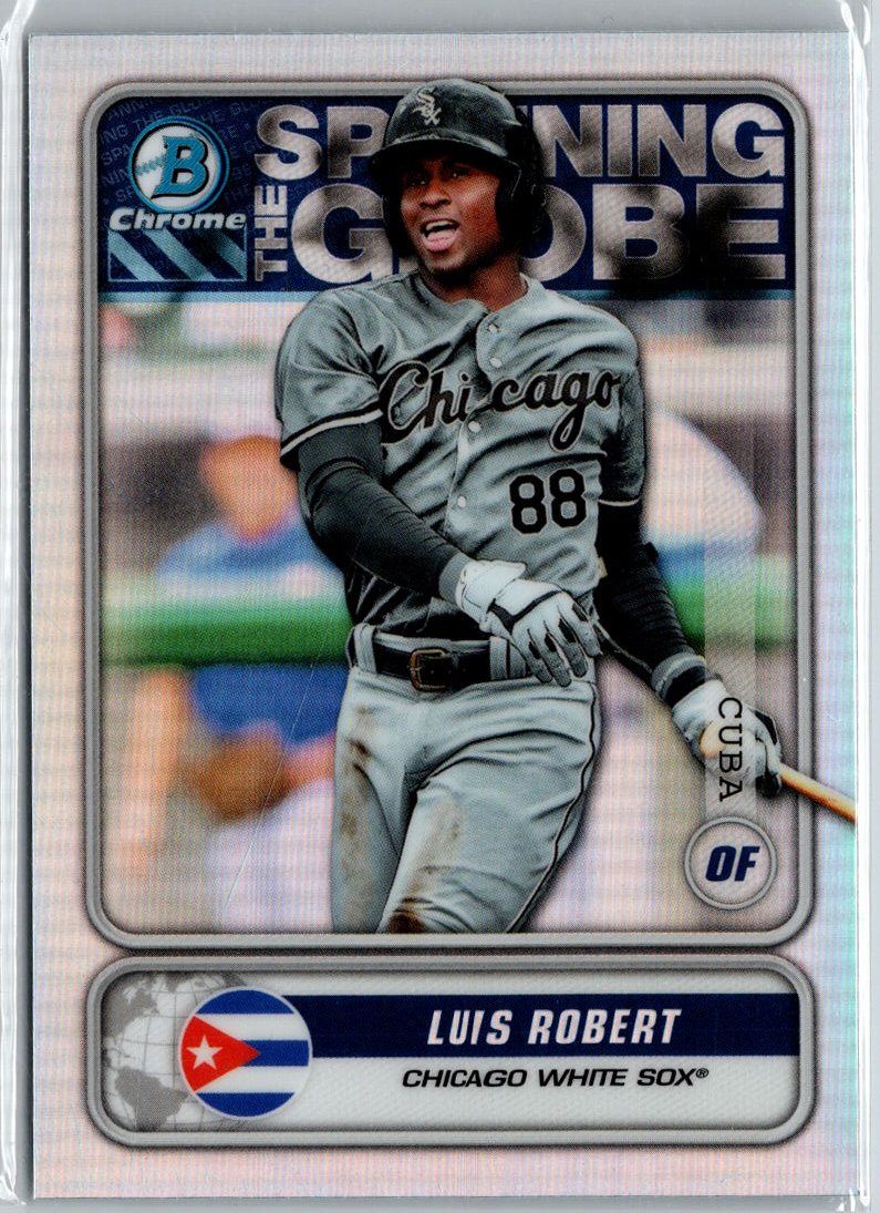 2020 Bowman #STG-LR Luis Robert Chrome Spanning the Globe A6