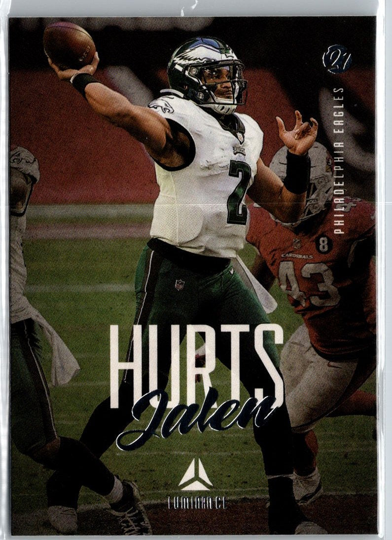 2021 Panini Luminance #77 Jalen Hurts A7