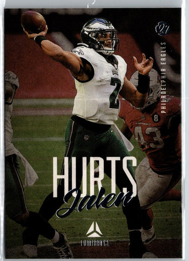 2021 Panini Luminance #77 Jalen Hurts A7