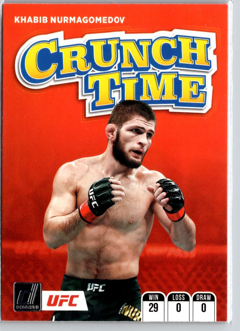 2022 Donruss UFC #8 Khabib Nurmagomedov Crunch Time A7