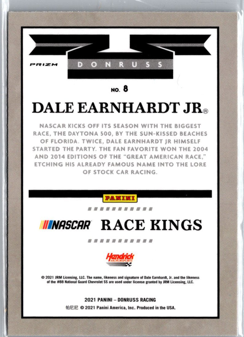 2021 Donruss #8 Dale Earnhardt Jr. Optic Holo A7