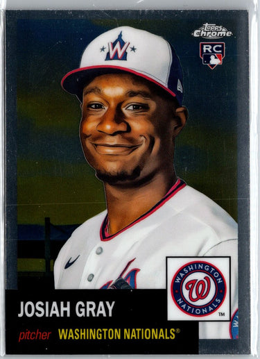 2022 Topps Chrome Platinum Anniversary #15 Josiah Gray A7