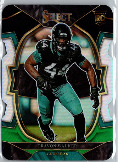 2022 Panini Select #42 Travon Walker Silver Prizm Die Cut A8