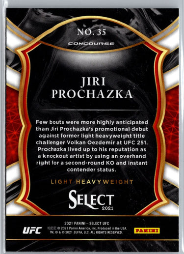 2021 Panini Select UFC #35 Jiri Prochazka A8