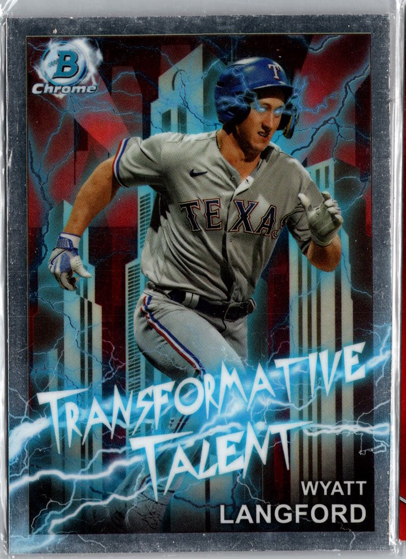 2023 Bowman Draft #TT-18 Wyatt Langford Transformative Talent A9