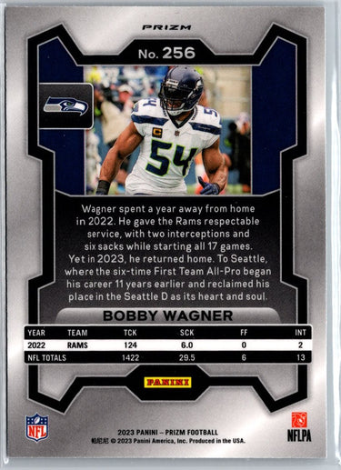 2023 Panini Prizm #256 Bobby Wagner Silver A9