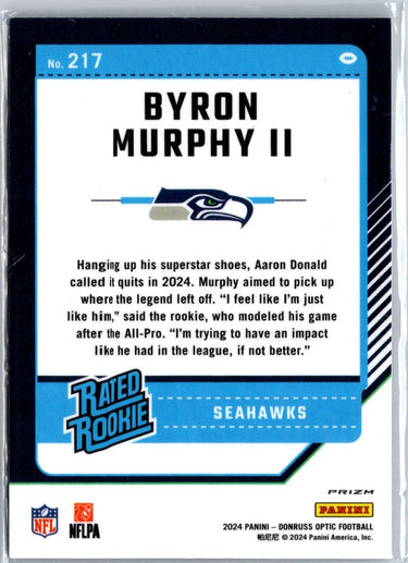 2024 Donruss Optic #217 Byron Murphy II Holo A9