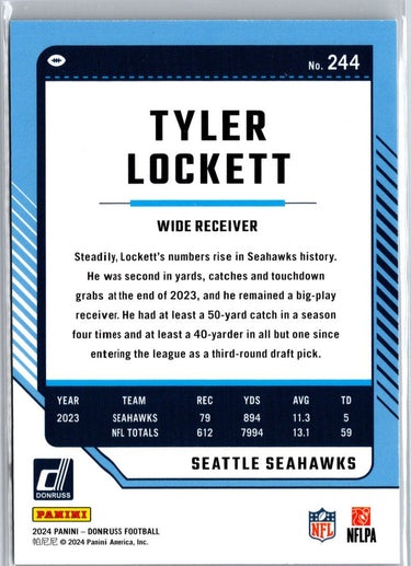 2024 Donruss #244 Tyler Lockett Press Proof Silver #/100 A9