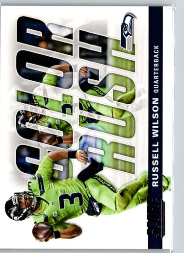 2017 Score #16 Russell Wilson Color Rush A9