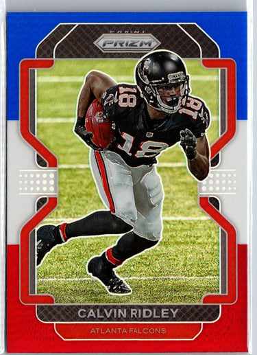 2021 Panini Prizm #322 Calvin Ridley Red White and Blue A10