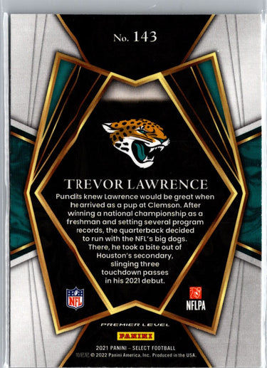 2021 Panini Select #143 Trevor Lawrence A10