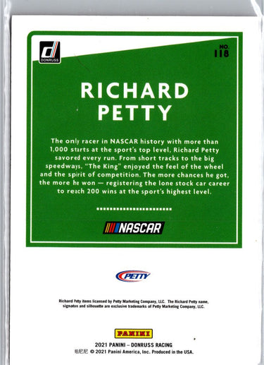 2018 Donruss #104 Richard Petty Red Foil #/299 A10