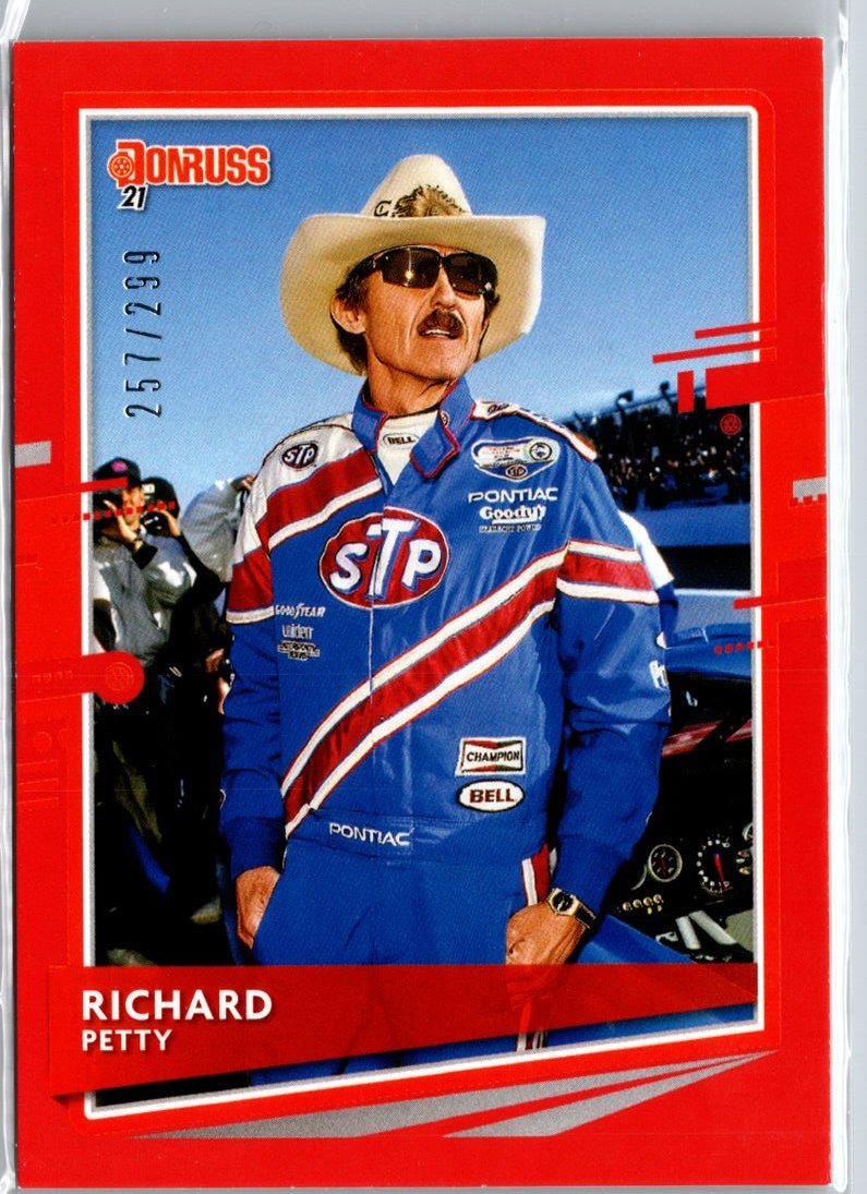 2018 Donruss #104 Richard Petty Red Foil #/299 A10