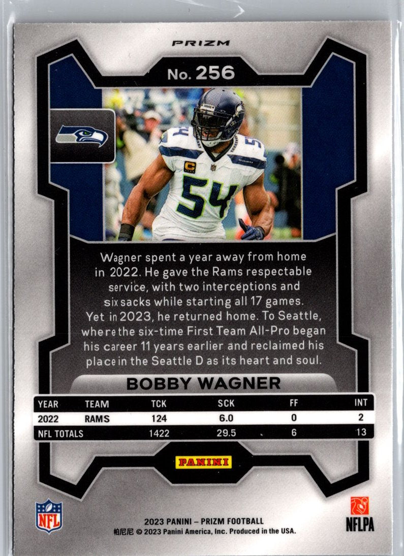 2023 Panini Prizm #256 Bobby Wagner Red White and Blue A10