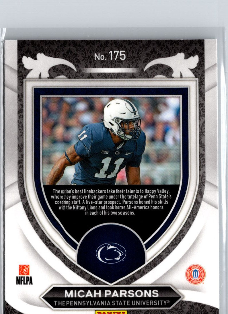 2021 Panini Prizm Draft Picks Collegiate #175 Micah Parsons A11