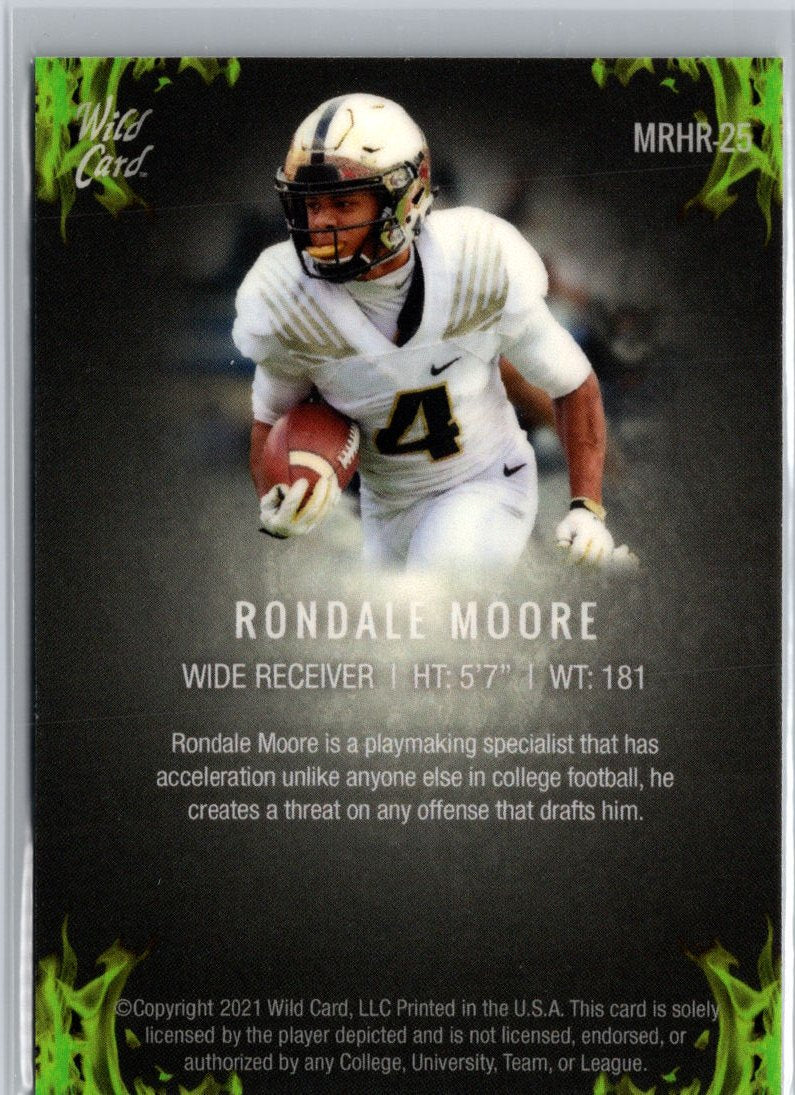 2021 Wild Card Matte  Rondale Moore  A11