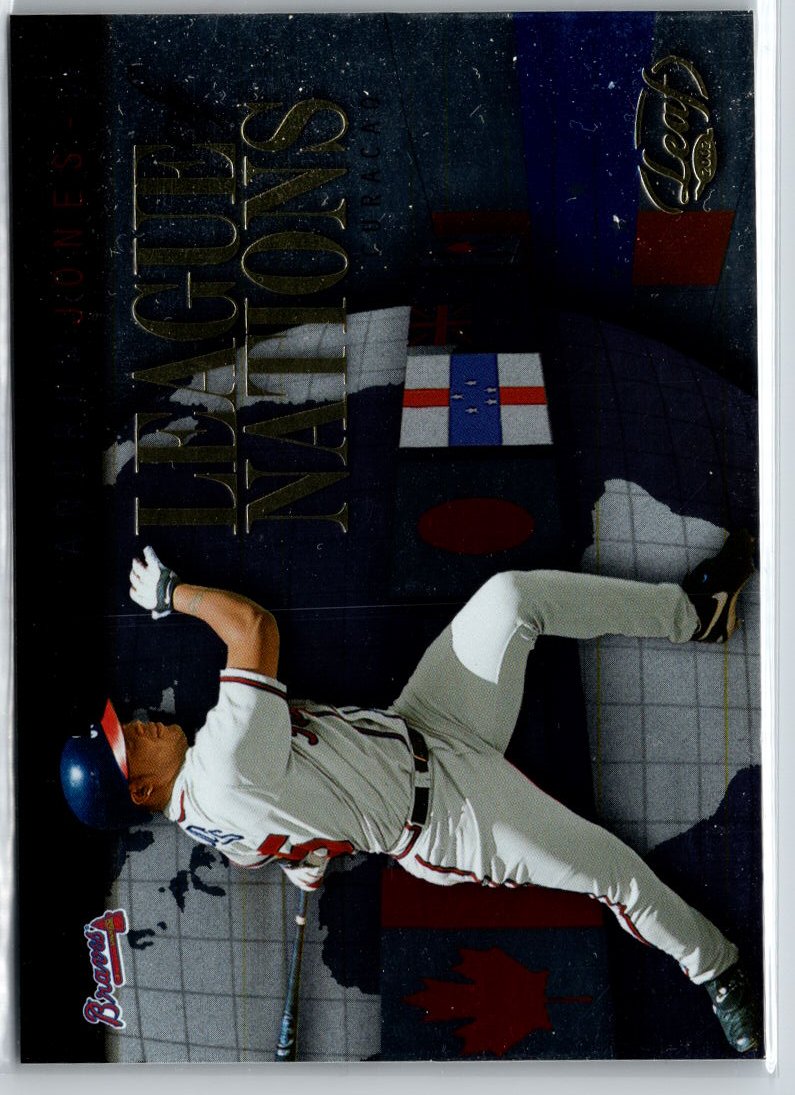 2002 Leaf #LN-5 Andruw Jones League of Nations A12