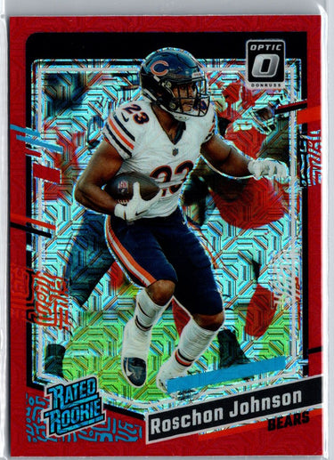 2023 Donruss Optic #217 Roschon Johnson Red Mojo A12