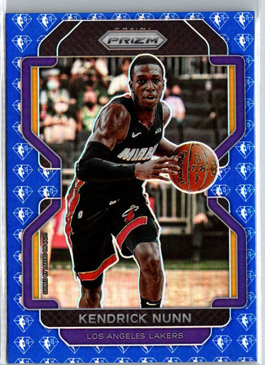 2021-22 Panini Prizm #216 Kendrick Nunn NBA 75th Anniversary A12