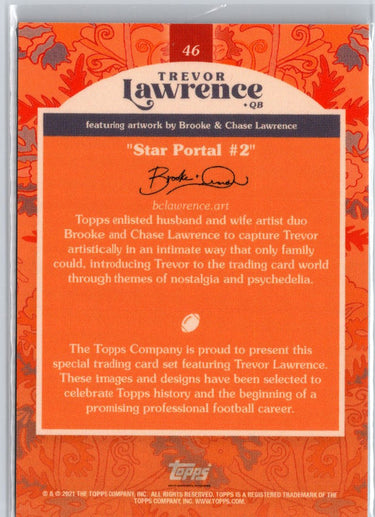 2021 Topps x Trevor Lawrence #46 Trevor Lawrence A12