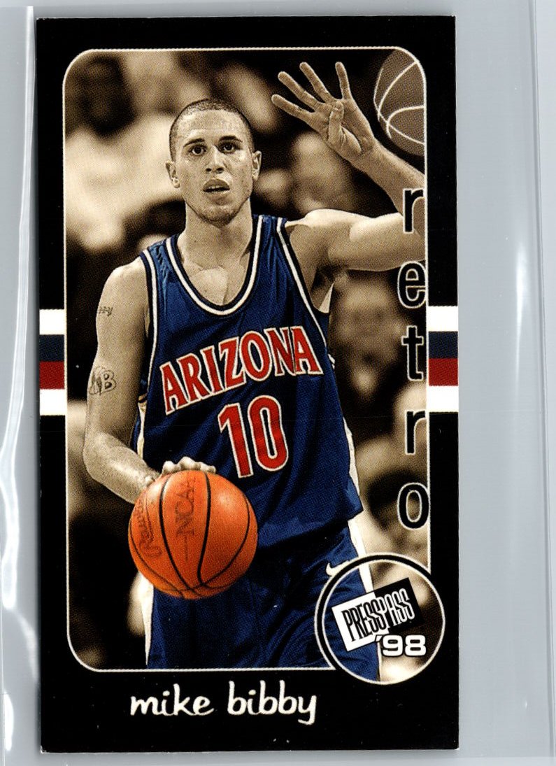 1998 Press Pass Double Threat #RT-36 Mike Bibby Retros A13