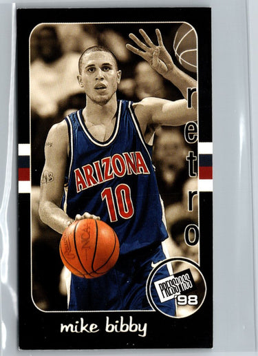 1998 Press Pass Double Threat #RT-36 Mike Bibby Retros A13