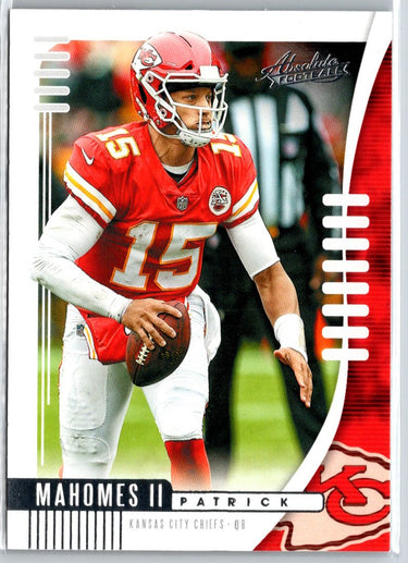 2019 Panini Absolute #38 Patrick Mahomes II A13